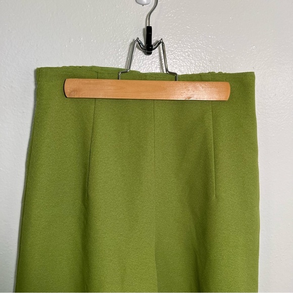 CTM High Waist Shorts Lime Green Wide Leg - Picture 2 of 9